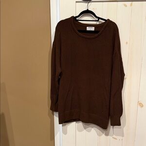 Old Navy Chocolate Crew Neck Sweater